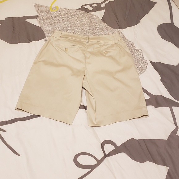 Ann Taylor Loft - Khaki Bermuda Shorts - Picture 2 of 4